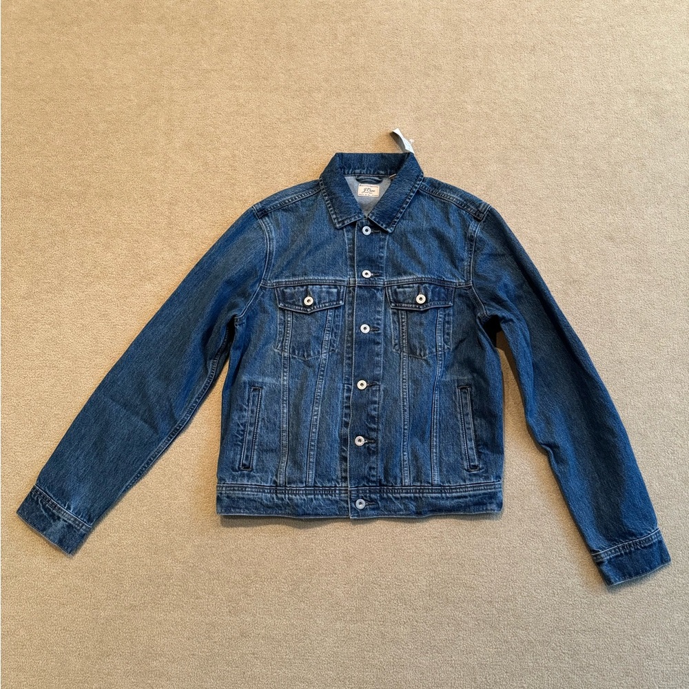 J Crew denim trucker jacket medium wash